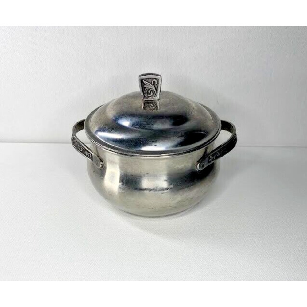 Vintage Stainless Steel Server Pot By Monterey Holloware Made in Japan